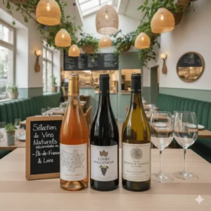 Vin français retaurant la cour